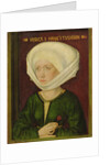 Portrait of Ursula Tucher, 1478 by Michael Wolgemut or Wolgemuth