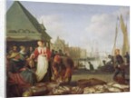 The Rotterdam Fish Market by Hendrik Martensz Sorgh