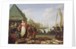 The Rotterdam Fish Market by Hendrik Martensz Sorgh