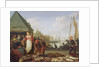 The Rotterdam Fish Market by Hendrik Martensz Sorgh