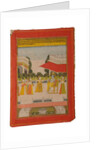 Ragamala miniature painting, Rajasthan probably Bundi, early 19th century by Rajasthani School