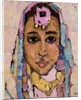 Portrait of a Woman in White by Anna Kostenko