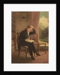 Keats at Wentworth Place, after a painting by Joseph Severn, 1933 by Edmund Dyer