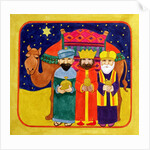 Three Kings and Camel by Linda Benton