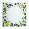 Primrose and Violet Square by Linda Benton