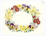 Spring Flower Oval, 1995 by Linda Benton