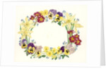 Spring Flower Oval, 1995 by Linda Benton