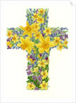 Floral Cross I, 1998 by Linda Benton