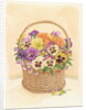 Basket of Pansies, 1998 by Linda Benton