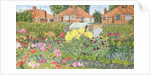 Allotments and Dahlias by Linda Benton