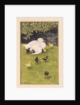 Mother Duck with Ducklings by Linda Benton