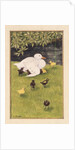 Mother Duck with Ducklings by Linda Benton