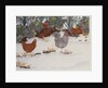 Hens in the Vegetable Patch by Linda Benton