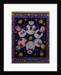 Snowman and Stars by Linda Benton