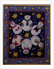 Snowman and Stars by Linda Benton
