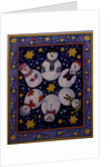 Snowman and Stars by Linda Benton