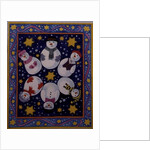 Snowman and Stars by Linda Benton