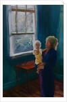 Lily and Mira, 1997 Mother and baby by Lee Campbell