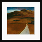 Mr Wright, 1996 Figure in red landscape by Lee Campbell