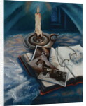 Nostalgia, 1999 Still life with candle,books photos by Lee Campbell