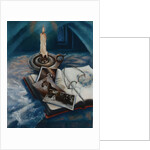 Nostalgia, 1999 Still life with candle,books photos by Lee Campbell