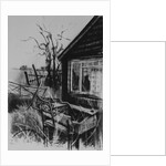 Not Forgotten, 1998 ruined shed and desk by Lee Campbell