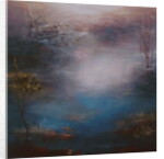 High Tide, 2007 Semi abstract misty water by Lee Campbell