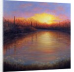 River Glow, 2006 river by Lee Campbell