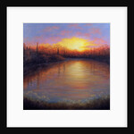 River Glow, 2006 river by Lee Campbell