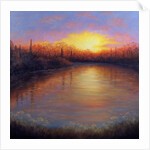 River Glow, 2006 river by Lee Campbell