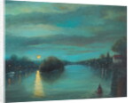 Richmond Dusk, 2017Thames from Richmond Bridge. by Lee Campbell