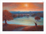 City View London from Richmond Park), 2017,Landscape by Lee Campbell