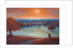 City View London from Richmond Park), 2017,Landscape by Lee Campbell