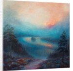 Misty Blue, 2017, landscape by Lee Campbell