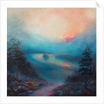 Misty Blue, 2017, landscape by Lee Campbell