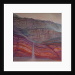 Jurassic, 2018 Cliff face with strata. by Lee Campbell