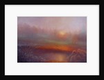 October Mist, 2018 Misty landscape and river by Lee Campbell