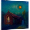 Night Moves II, 2019Architecture, church by Lee Campbell