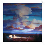 Big Sky 2012 Clouds above landscape by Lee Campbell
