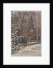 Front Garden in Heavy Snowstorm by Lillian Delevoryas