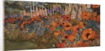 Poppy Border by Lillian Delevoryas