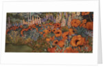 Poppy Border by Lillian Delevoryas