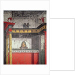 Interior wall with illusionistic painting, 25 BC - AD 25 by Roman Roman