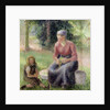 Peasant Woman and her Little Girl, c.1893 by Camille Pissarro