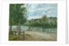 The Banks of the Oise at Pontoise, 1870 by Camille Pissarro