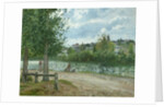 The Banks of the Oise at Pontoise, 1870 by Camille Pissarro