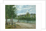 The Banks of the Oise at Pontoise, 1870 by Camille Pissarro