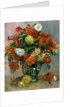 Vase of Flowers, c.1884 by Pierre Auguste Renoir