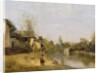 Riverbank at Mery sur Seine, Aube, c.1870 by Jean Baptiste Camille Corot