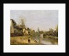 Riverbank at Mery sur Seine, Aube, c.1870 by Jean Baptiste Camille Corot